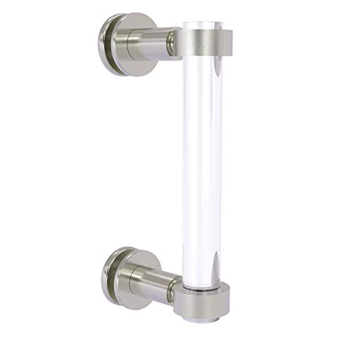 Allied Brass Cv-407-8Sm Clearview Collection 8 Inch Single Side Shower Door Pull, Satin Nickel #TOP10