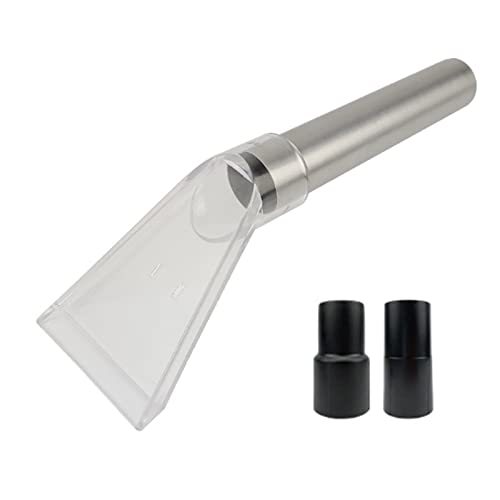 JzcsdkSIL Wet/Dry Vacs Vacuum Accessories Carpet and Hard Floor Nozzle Shop Vacuum Attachment 38mm Vacuum Attachment, Silver