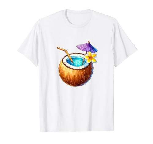 Verano Tropical Coco Camiseta