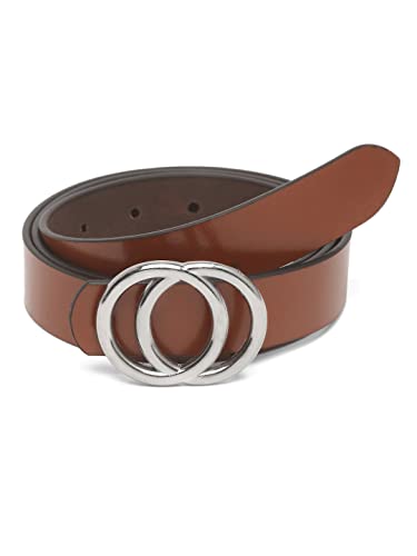 Image of TEAKWOOD LEATHERS Leather Belt for Women Belts Regular Fit Casual Formal Dress Jeans & Fashion Ladies Belts for Women Belts Regular Fit Belt Any Season | Fashion Belt for Women | T BT W 01