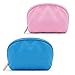 Produktbild Nylon Klein Kosmetiktasche,Xiuyer 2 Stück Handliche Make-up Tasche mit Verschiedenen Fächern Reise Cosmetics Organizer Waschtasche für Damen(Rosa und Blau)