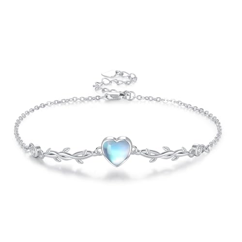 Bracelet en argent sterling 925 fleur bijoux pour sœurs