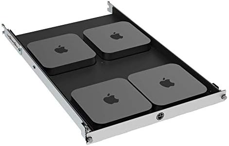 Mini Rack Server Rack Shelf For Mac Mini by H-Squared