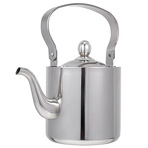 SUPVOX Large-capacity Camping Tea Kettle Stovetop Whistling Water Boiler for Quick Tea Making Ideal for Groups