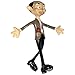 NJ Croce Mr. Bean Bendable Figure - Poseable Collectible Action Toy for Kids & Adults, Durable & Safe PVC Material