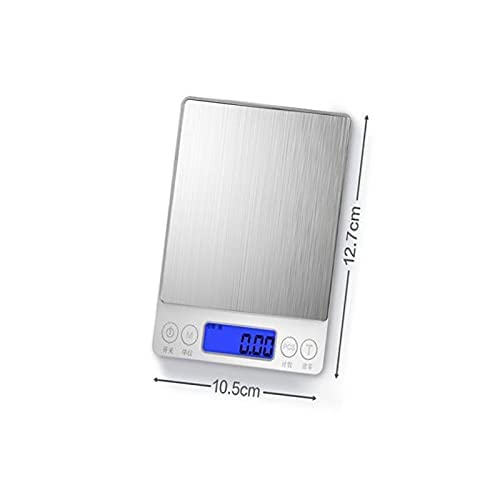 Balance de cuisine numérique pour la nutrition et la préparation des repas, taille : 12,7 cm x 10,5 cm. 1 balance