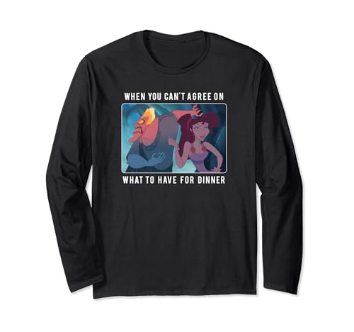 T-shirt Disney Villains Hades manches longues haut coton imprimé humour