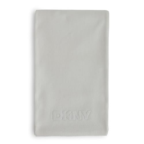 DKNY womens Debossed Solid Scarf With Logo2