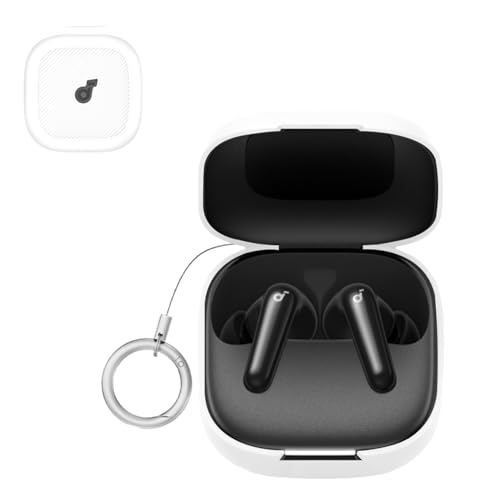 For Anker Soundcore P31i �P�[�X YAJOJO ���C�����X �C���[�z�� �[�d�P�[�X�J�o�[ �J���r�i�E�L�[�`�F�[���t�� �V���R���ی�P�[�X �����h�~ �ϏՌ� �h�o �L�Y�h�~ �w��h�~ Soundcore P31i �Ή�(�z���C�g)