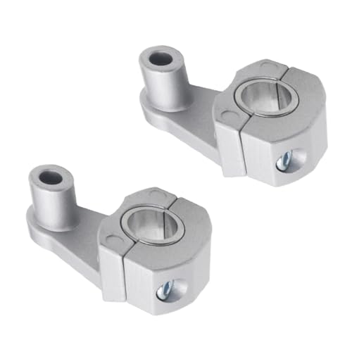 Bledtax Elevadores de braçadeira de guidão articulados para motocicleta universal de 2 polegadas par