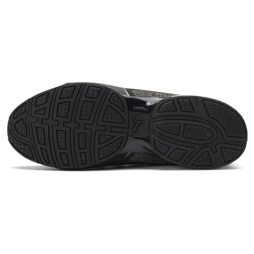 PUMA Puma Men's Axelion NXT Running Shoe, Black-Green Glare, 7
