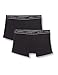 Produktbild Nur Der 2er Pack Boxer 3D Flex atmungsaktive Baumwolle Männer Unterhosen Herren, schwarz, XL
