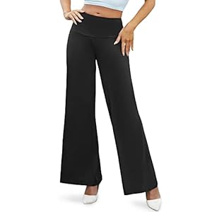 Arolina Women's Stretchy Wide Leg Palazzo Lounge Pants Casual Comfy High Waist Palazzo Pants