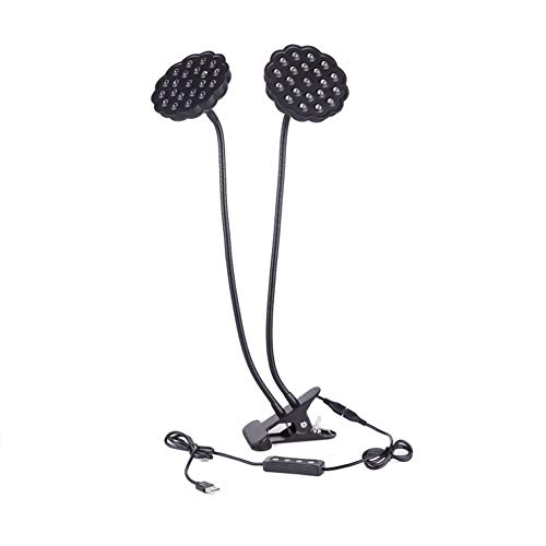 ZSCKJ Plant Growth Lamp Full Spectrum 40w Indoor Plant Fruit and Vegetable Growth Photosynthesis Led Fill Light,Black