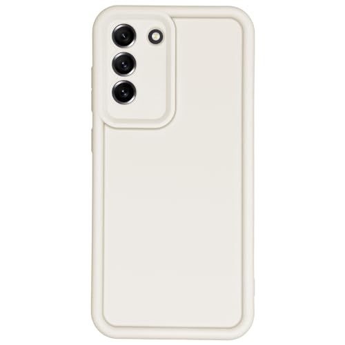 Puxicu Slim Case for Samsung Galaxy S21 Plus, Enhanced Camera Protection, Shockproof Skin-Friendly Touch Soft Case Cover for Samsung Galaxy S21+ Phone, White - image 1