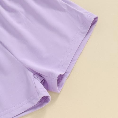 Image of Toddler Little Girl Clothes Summer Sleeveless Daddys Girl Letter Tank Tops Shorts Set 2Pcs Kids Casual Outfits