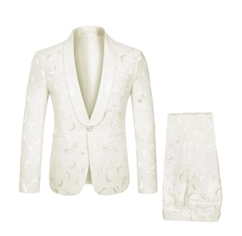 Men's 3-Piece Slim Fit Suit Blazer Vest Pants Wedding Prom Business and Casual Events