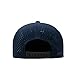 melin Trenches Icon Hydro, Navy, Men's Performance Snapback Hats, Water-Resistant Fitted Flat Bill Baseball Caps for Men & Women, Golf, Running, or Workout Hat, Medium-Large