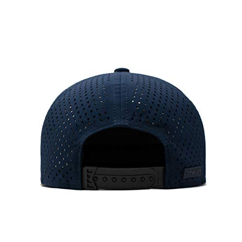 Image of melin Trenches Icon Hydro, Performance Snapback Hat, Water-Resistant Flat Bill Caps for Men & Women, Golf, Running or Workout