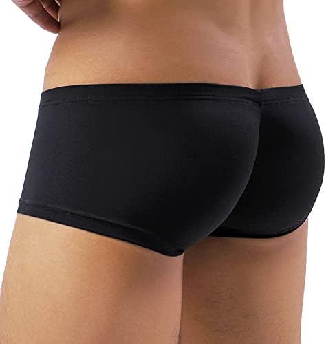 Faringoto Men's Shorts Men Gay Underwear Ice Silk Breathable Slip Boxershorts