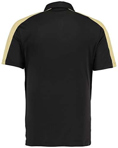 Augusta Sportswear Bi-Color Vital Polo Xl Black/Vegas Gold #TOP1