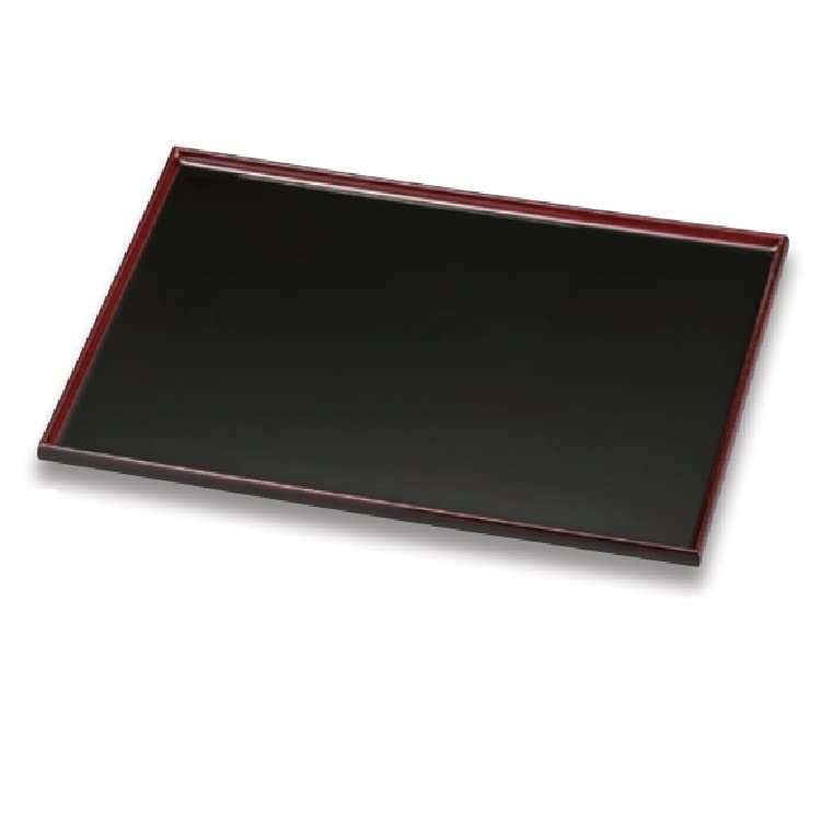 Amazon｜越前漆器 漆遊館 溜 (漆風塗) 太鼓 長手盆 (14寸(42.0