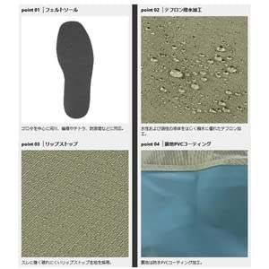 プロックス(Prox) テフロンポリエステルウェダーブーツ(フェルト) Mサイズ PX337M 2枚目