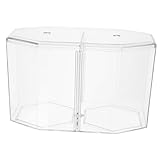 Aquarium transparent - séparateur amovible, pratique, pouvez l'ajuster votre utilisation, petit aquarium d'élevage de poissons