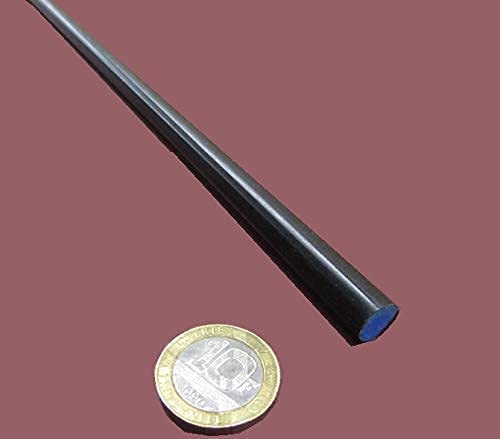 Miniatura 6 de Varilla redonda de acetal POM negro Delrin 0.375" (38") de diámetro x 5 pies de longitud, 4 piezas