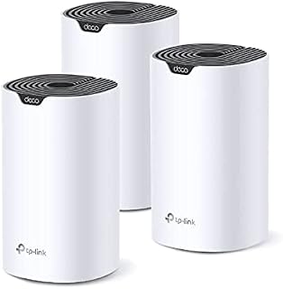 TP-Link Deco S7 AC1900 Whole Mesh Wi-Fi System, Dual-Band with Gigabit Ports, Coverage up to 5,600 ft2, Connect up to 150 devices, 1.2 GHz CPU, Work with Amazon Alexa, Parental Controls, Pack of 3