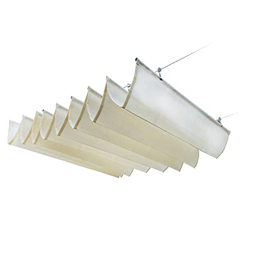 Toldo vela retráctil impermeable de ondas de 7x12m contra el sol