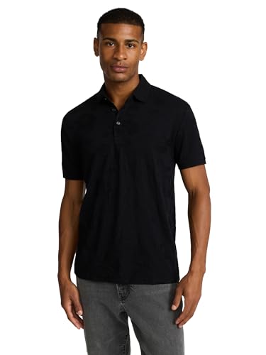 EXPRESS Men’s Floral Jacquard Polo – Short Sleeve Textured Cotton Blend, Casual or Golf Shirt