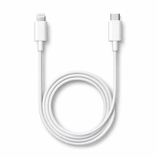 Image of [Original 20W Type-C to 8-Pin PD Fast Charging Cable Compatible with iPhone 14 /14 Pro / 14 Pro Max / 13 /13 Pro / 13 ProMax /12 /11 /XR /XS /all Series | 20Watt | Mfi Certified, 6 Months Warranty, White