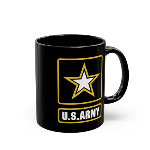 Taza de café U.S. Army negra 11 oz miniatura 3