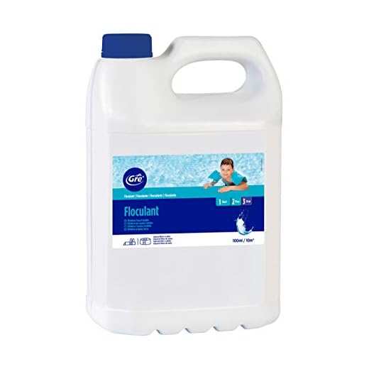 Gre 76010 - Floculante Líquido, Acción Clarificadora Del Agua, 5 L