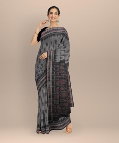 COTTONSILK & KHANDUAPATA sambalpuri silk saree – image 4