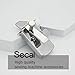 Magnetic Seam Guide for Sewing Machine, Multifunctional Sewing Machine Parts,Universal Sewing Quilting Supplies Accessories Parts 2pcs Metallic