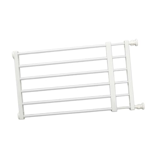 Sharplace Cancelletto Estensibile per Cani, cancelletti Bassi retrattili per Animali Domestici, cancelletto per Cani di Facile Installazione per Porte, Scale, White L