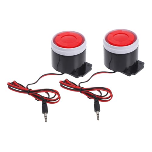 FELTECHELECTR 2pcs Mini Sound Alarm Siren for Loud Reliable