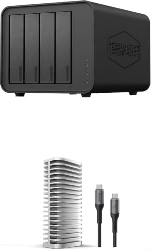 TERRAMASTER D4-320 Boîtier Stockage USB 4 Baies 10 Gbps pour résoudre la saturation disque
