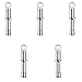 Milageto 5X Aluminium End Plug for 9.5 11mm Awning Shelter Tent Poles, Silver, for 11mm