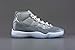 Nike mens Jordan 11 Retro shoes, Medium Grey/White-cool Grey, 9