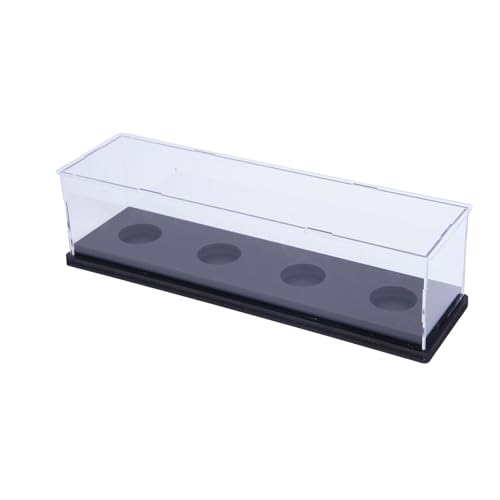 Caja de almacenamiento transparente para el hogar o exposición, resistente a los golpes, para uso en el hogar o exposición, estuche acrílico protector