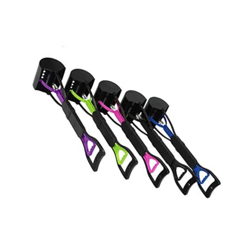 PERSELOSO ペット用 便器拾い器 紫色 大型スコップヘッドで簡単に拾える便利