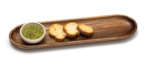 Tabla para Pan de Madera de Acacia con Cuenco Cerámico miniatura 2