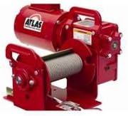 Atlas Construction High Speed Worm Gear Power Winch - Lift And Pull Ty
