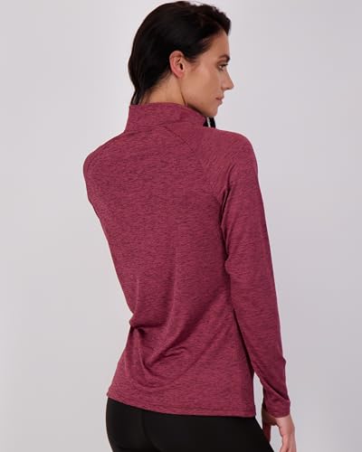 Real Essentials 3 Pack: Womens Dry-Fit Long Sleeve Quarter Zip & Full Zip Up Hoodie Workout Jacket (Available in Plus)4