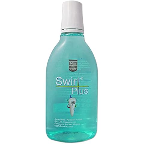 Swirl Plus Daily Fluoride Mouthrinse, Recommended for Orthodontic Braces, 500 ml Cover