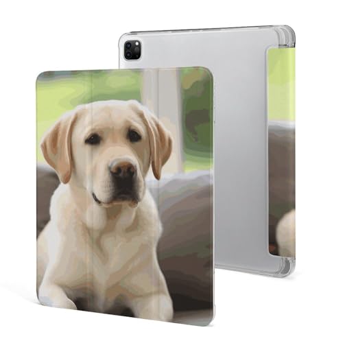 Housse iPad Pro 12.9 fine et élégante avec motif Labrador