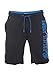 Produktbild riverso Badehose Herren Regular Fit RIVJannik Badeshorts Sporthose Schwimmhose Shorts Kurze Hosen Print Elastischer Bund Schwarz 3XL, Größe:3XL, Farbe:Black - Blue (64009)